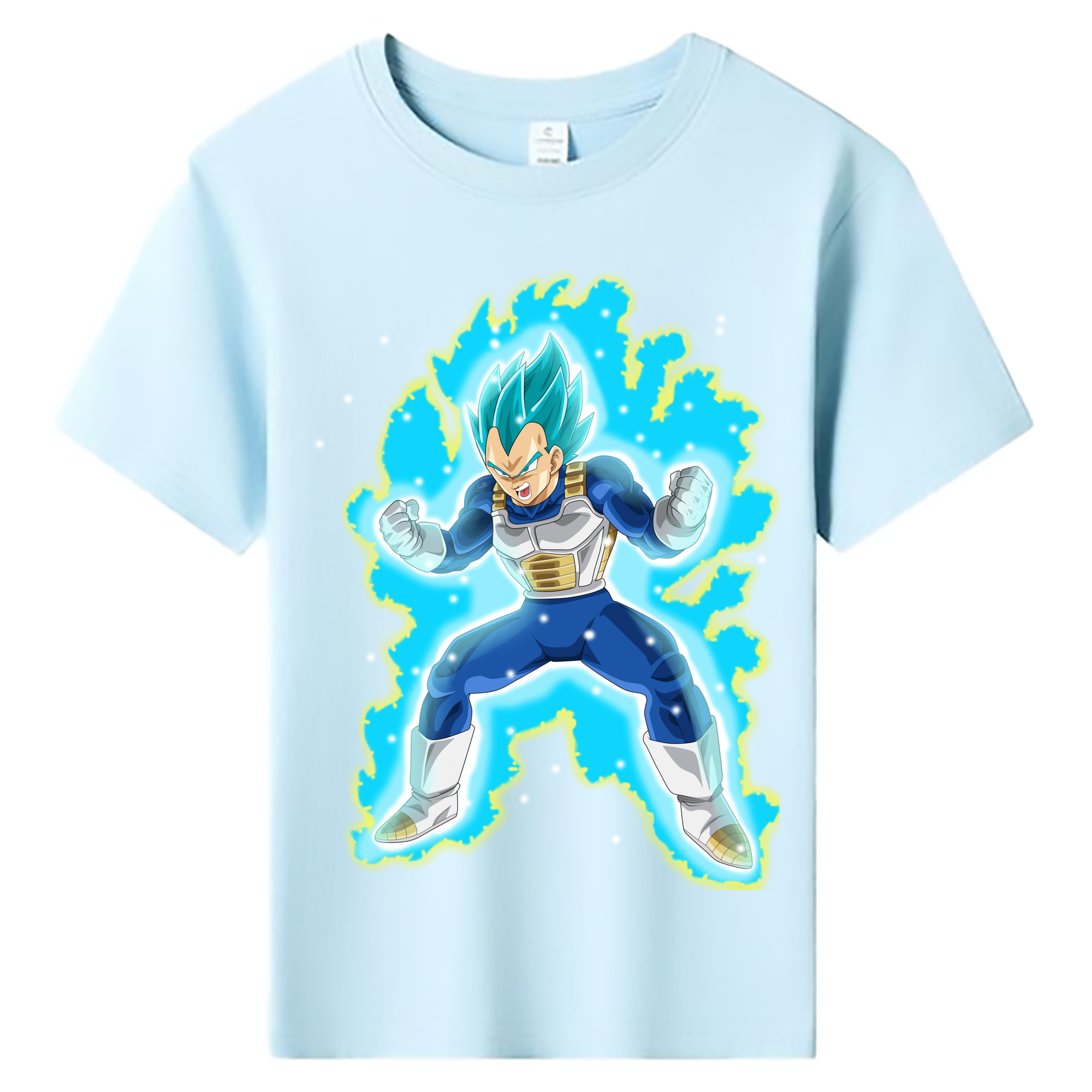 （画像用） ドラゴンボール ベジータ四世（Bejīta Yonsei）DRAGON BALL Vegeta IV 綿100％キッズTシャツ（フロントプリント）